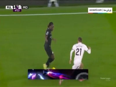 گل چهارم منچسترسیتی به فولام توسط فودن