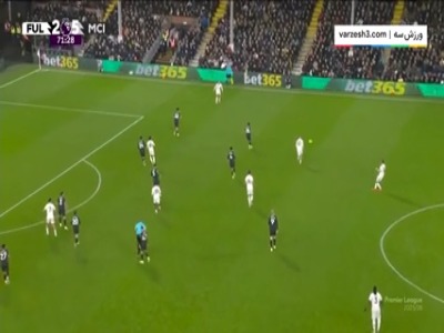 گل سوم فولام به منچسترسیتی توسط چوکوئزه