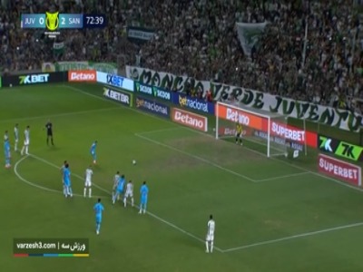 هت‌تریک نیمار ، گل سوم سانتوس به ژوونتود