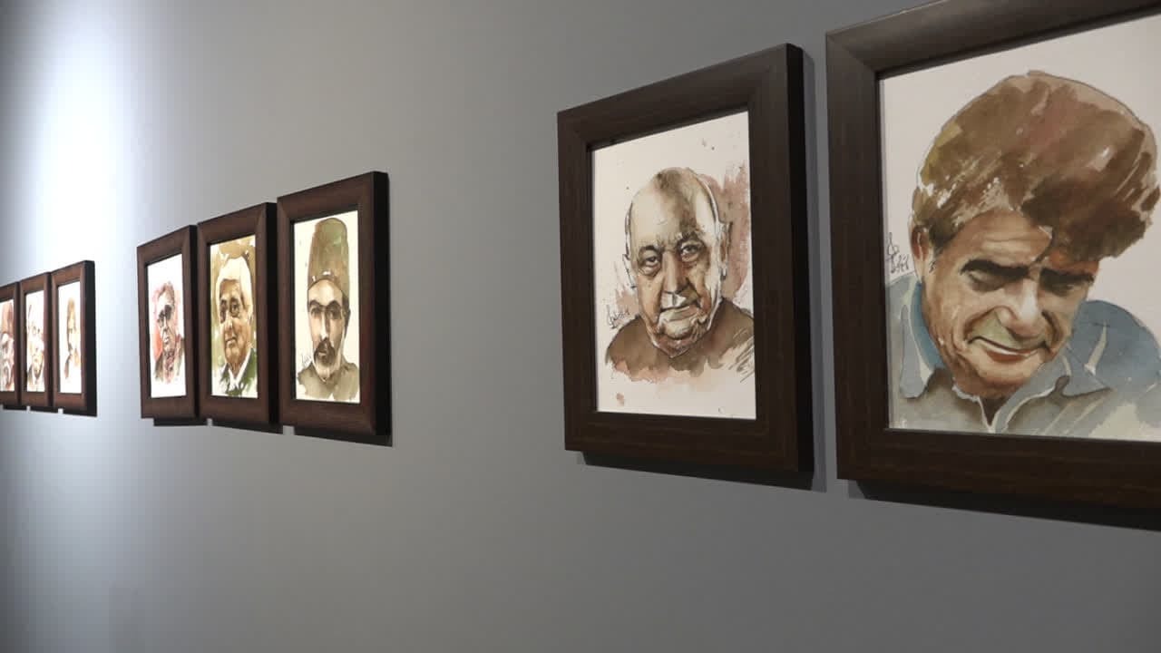 برپایی نمایشگاه نقاشی چهره اهالی فرهنگ و هنر کشور در قم