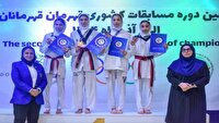 طلای مسابقات قهرمانِ قهرمانان ایران بر گردن ورزشکار قمی