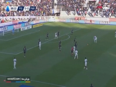 گل اول پارما به پیزا