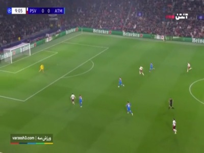 گل اول پی اس وی آیندهوون به اتلتیکومادرید