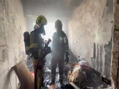 مهار آتش‌سوزی در برج مسکونی دهکده المپیک؛ ۱۰ نفر نجات یافتند