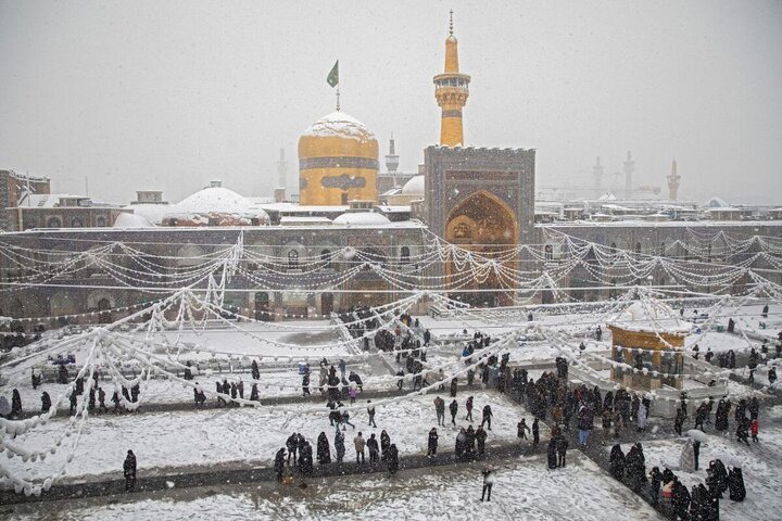 برف به بهشت رسید