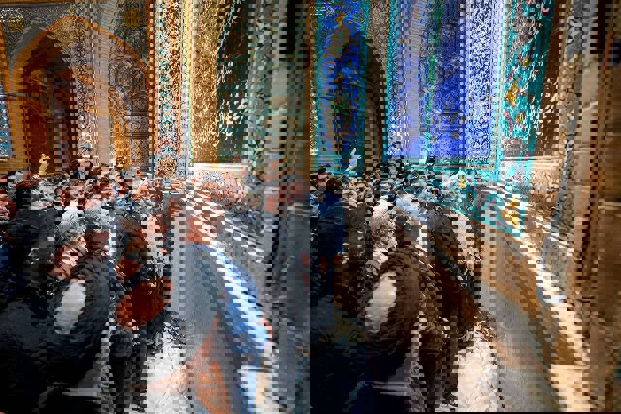 افتتاح صحن حضرت زهرا (سلام‌الله‌علیها) در نجف با حضور رئیس دفتر رهبر انقلاب