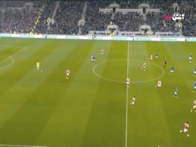 خلاصه بازی اورتون ۰ - آرسنال ۱