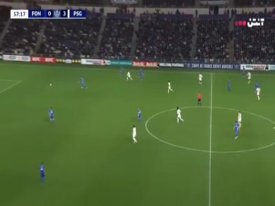 گل چهارم پاری سن ژرمن به فونتنی توسط راموس