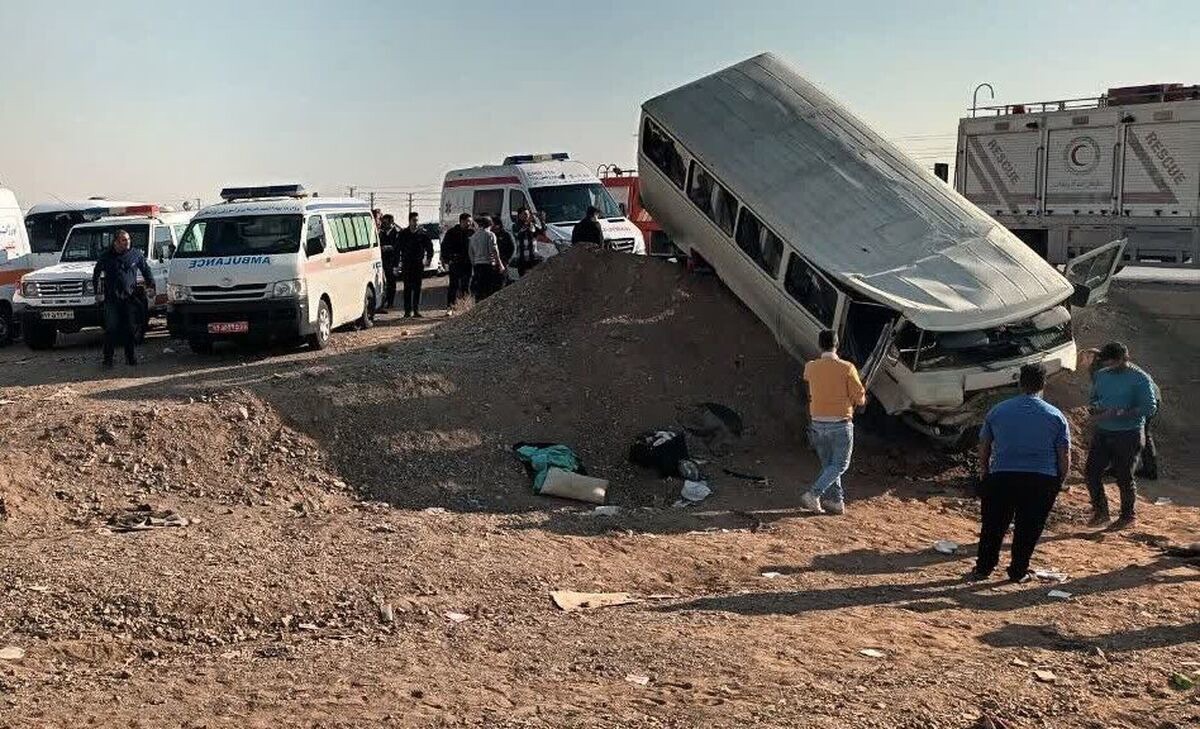 جزئیات حادثه مینی‌بوس دانش‌آموزان در گرمسار