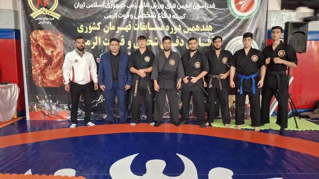 کسب ۵ نشان رنگارنگ رزمی کاران قمی در گیلان