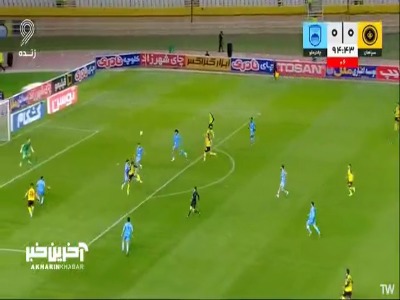 گل اول سپاهان به چادرملو توسط انزو کریولی