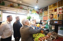 اجرای طرح ویژه نظارت بر نرخ عرضه میوه شب یلدا در جزیره کیش