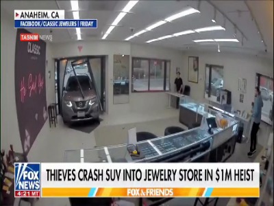سرقت هالیوودی از یک جواهرفروشی در کالیفرنیا