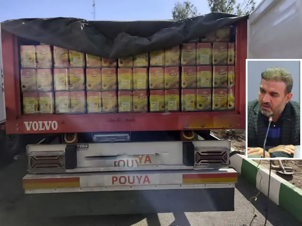 استانداری قم ازکشف محموله بزرگ روغن خوراکی قاچاق خبرداد.