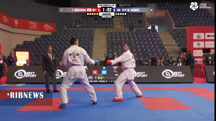 حذف کاراته‌کای قمی از دور رقابت‌های لیگ جهانی