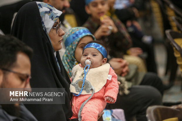 عکس/ گردهمایی پویش فرزندان نذر ظهور در مسجد جمکران