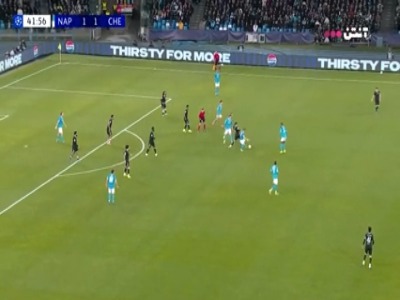 گل دوم ناپولی به چلسی توسط هویلوند