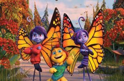 اکران انیمیشن داستان پروانه در سینما لبخند کیش