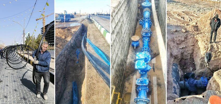 تأمین پایدار آب برای زائران و مواکب نیمه شعبان در قم