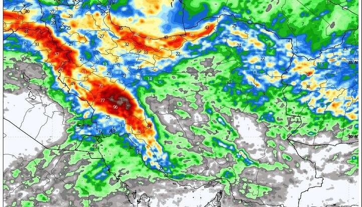 هشدار تشدید فعالیت سامانه بارشی در ۲۰ استان کشور تا پایان هفته