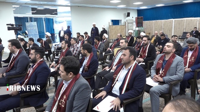 آئین تحلیف کارآموزان قضایی سراسر کشور در مسجد مقدس جمکران