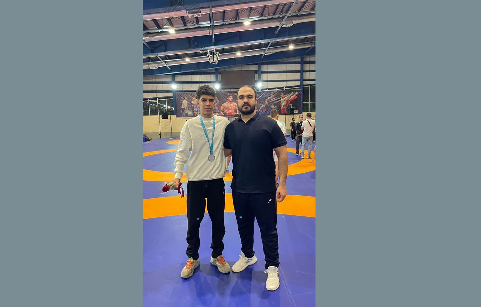 مدال نقره کشتی گیر نوجوان قم در رقابت‌های قهرمانی کشور