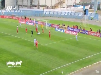 گل اول ملوان به پرسپولیس توسط محمدجواد محمدی دقیقه ۱۲
