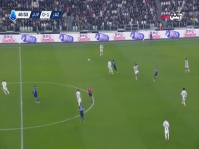 گل دوم لاتزیو به یوونتوس توسط ایزاکسن