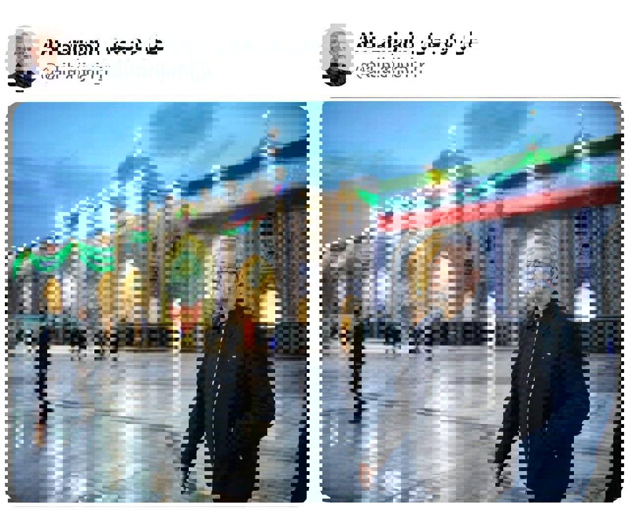 تصاویری از حضور لاریجانی در مشهد