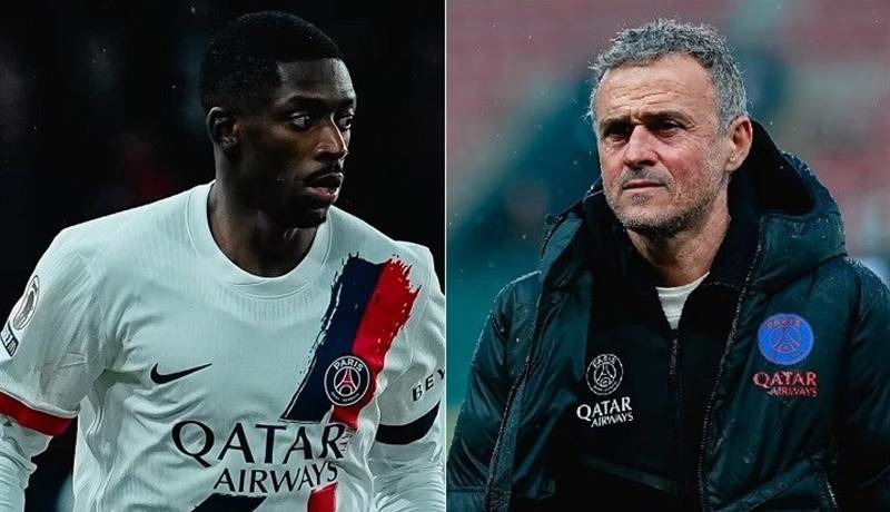 واکنش انریکه و دمبله به شکست پاری‌سن‌ژرمن مقابل رن