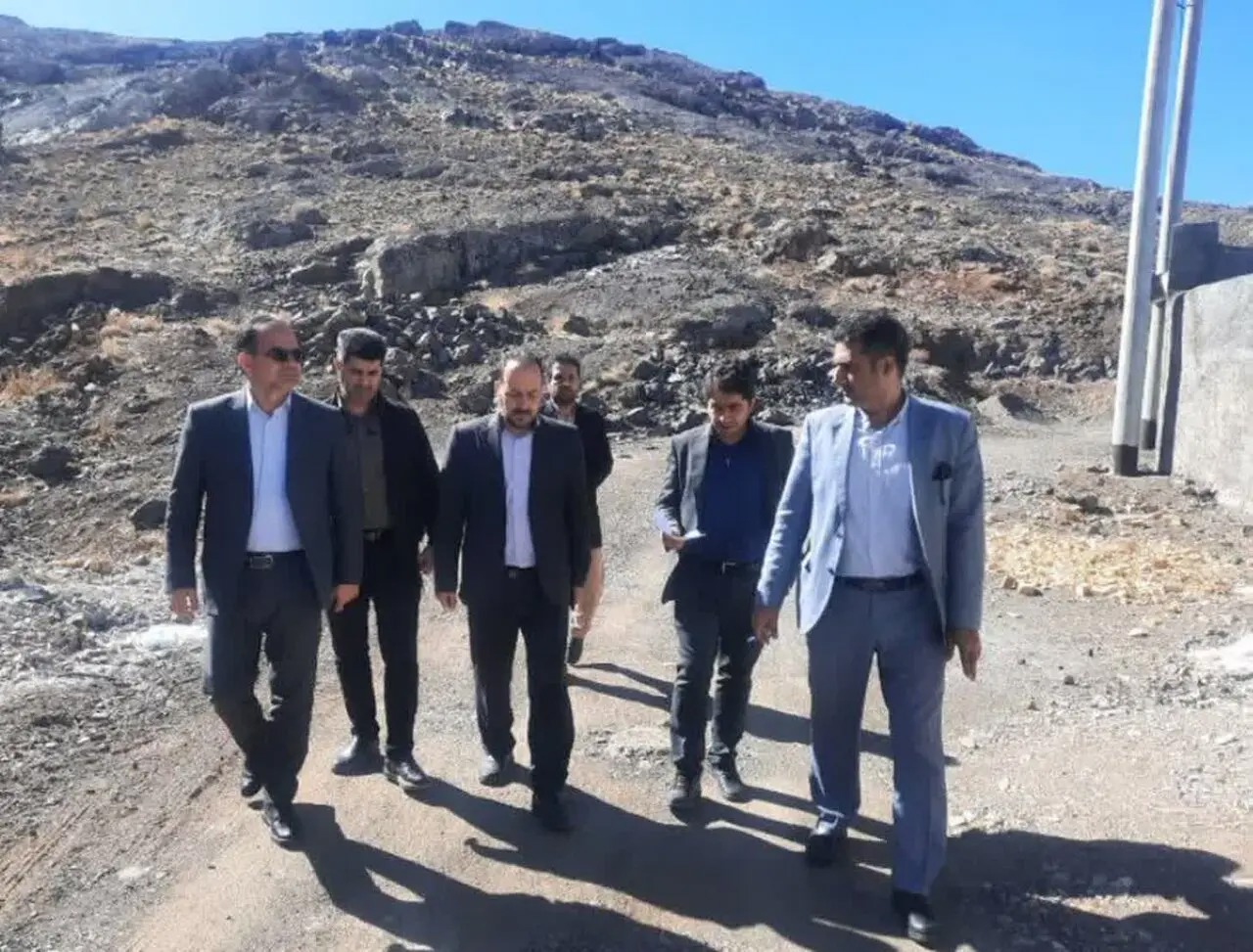 بازدید میدانی مدیرکل امور روستایی استانداری قم از مشکلات شهرستان کهک