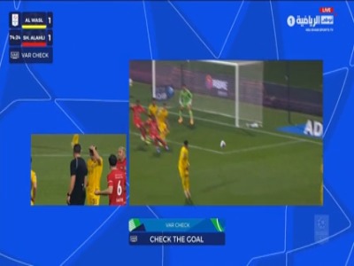 گلزنی عزت‌اللهی در دیدار شباب الاهلی مقابل الوصل