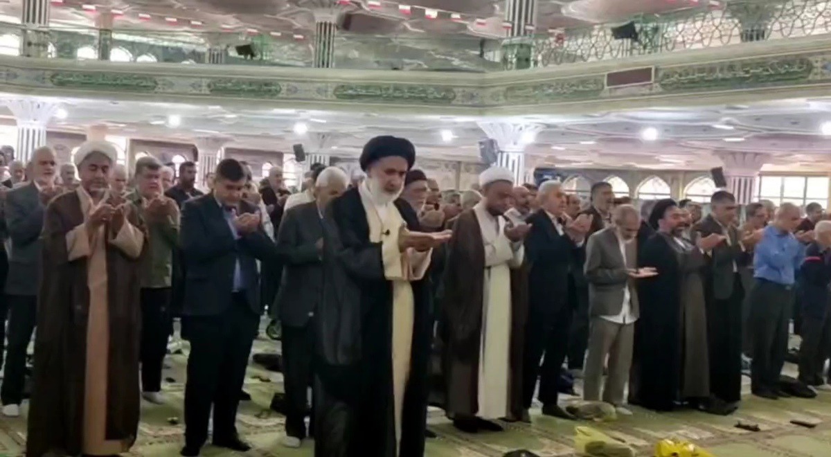 شکوه نماز عید قربان در بام ایران + فیلم