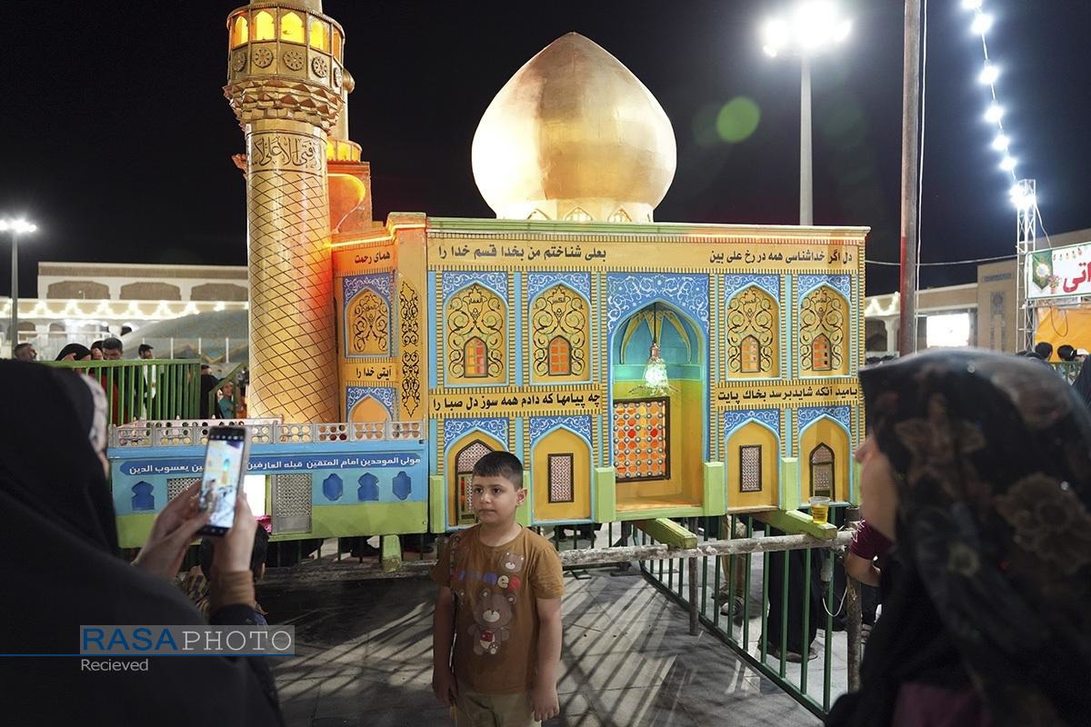 نمایشگاه «غدیر» در حرم بانوی کرامت