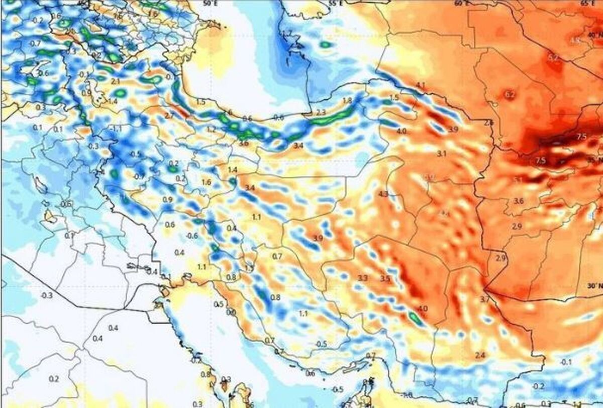 هشدار نارنجی هواشناسی؛ بارش شدید، تگرگ و گردوخاک در ۳ استان کشور