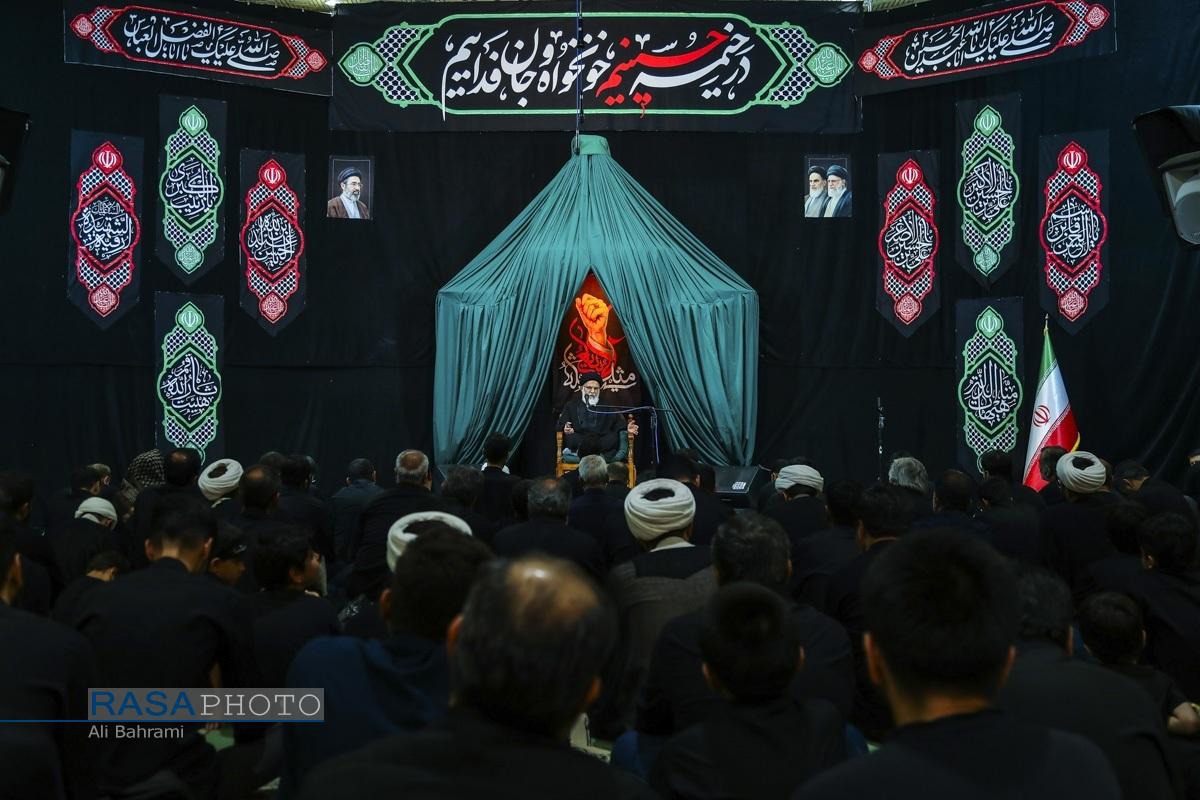 عزاداری شب سوم محرم در هیئت ثارالله قم