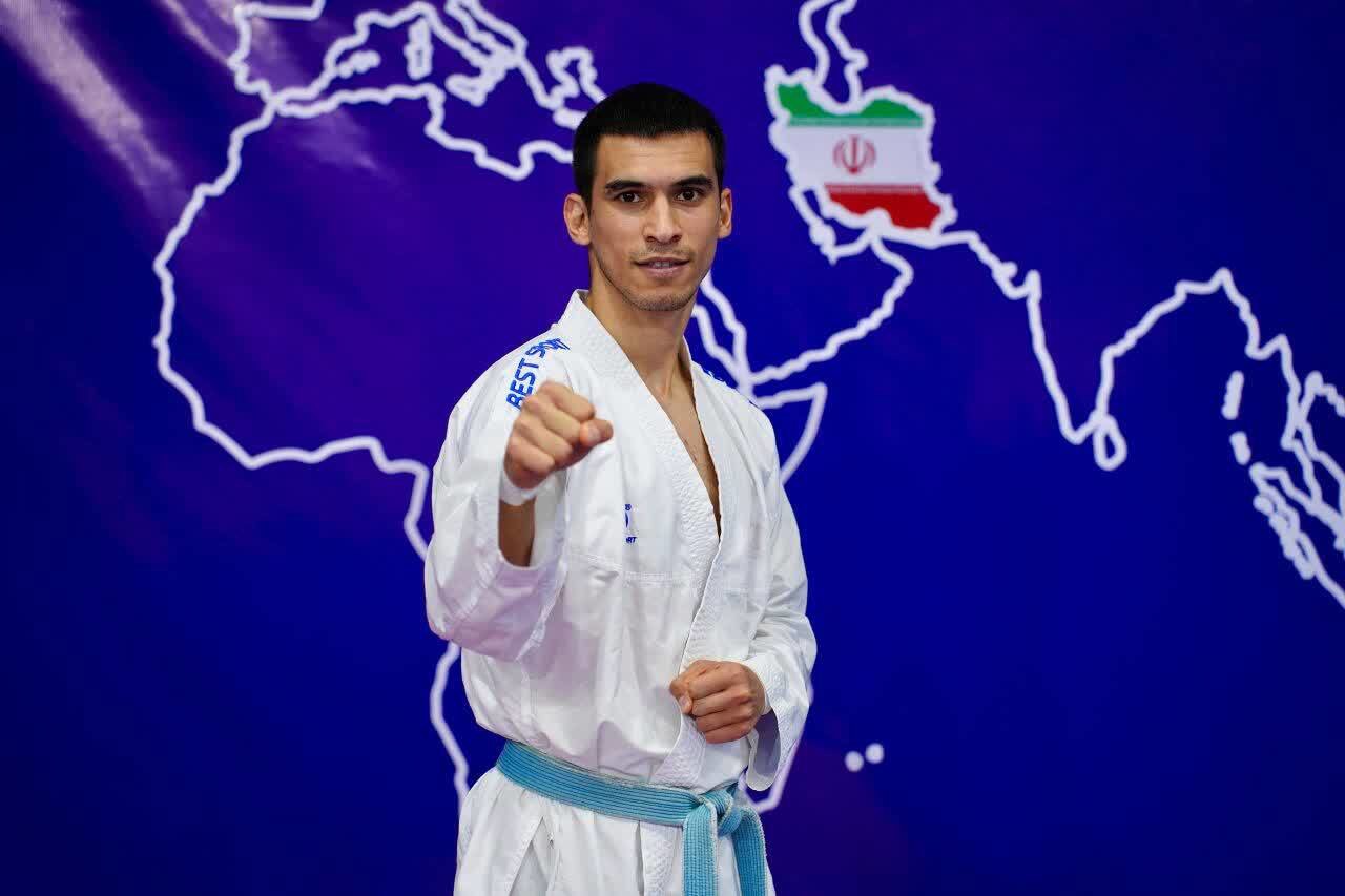 مرتضی نعمتی فینالیست کاراته قهرمانی آسیا شد