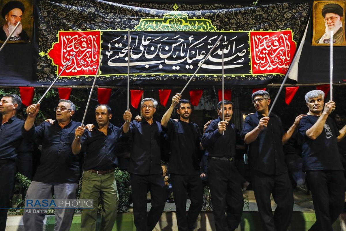 شکوه عزاداری سنتی شاه حسین گویان