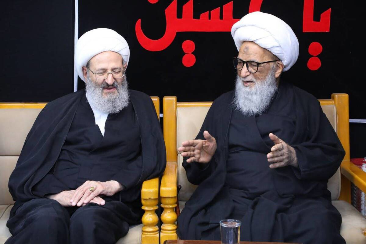 از ادای احترام به آیت‌الله فیاض تا گفت‌وگو با آیت‌الله بشیر نجفی