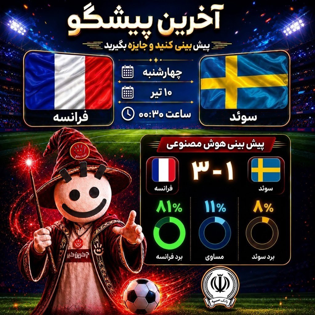 فرانسه - سوئد؛ نبرد خروس‌ها با وایکینگ‌ها