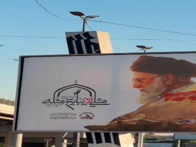 تصاویری از خیابان‌های بغداد در آستانه مراسم تشییع آقای شهید ایران