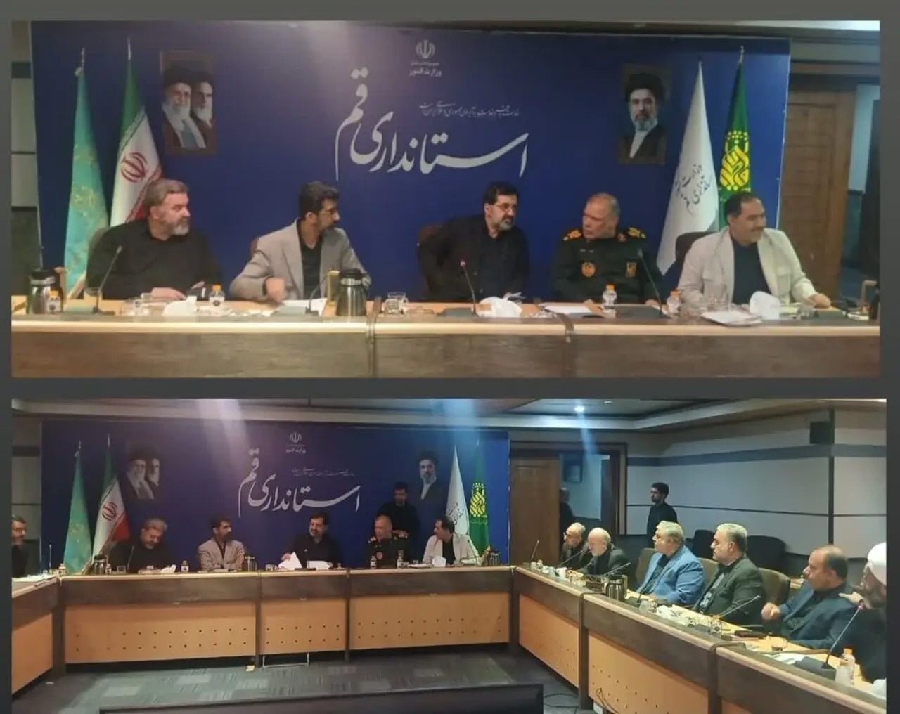 تدوین آخرین تمهیدات مراسم وداع با رهبر شهید در قم در جلسه ستاد استانی
