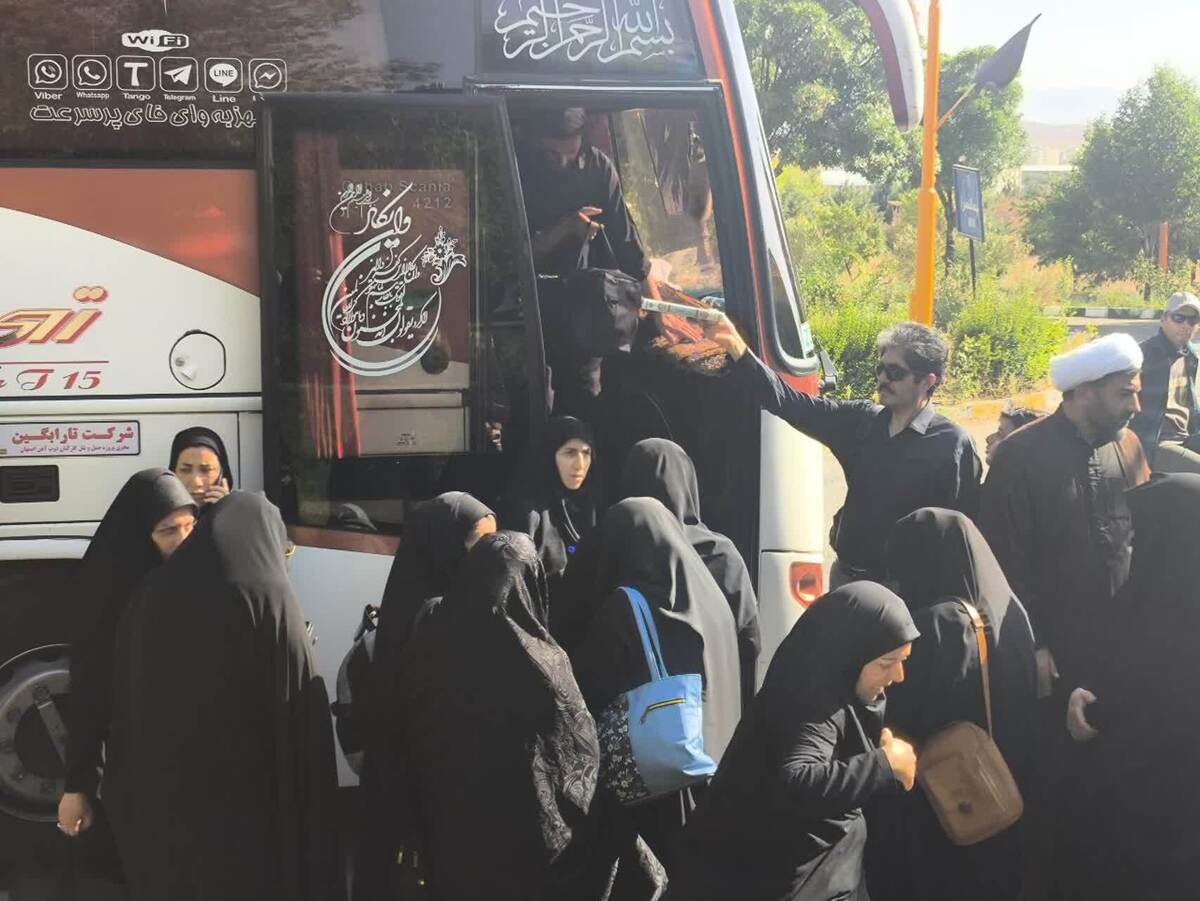نقش‌آفرینی حماسی ناوگان حمل‌ونقل چهارمحال و بختیاری در تشییع رهبر شهید