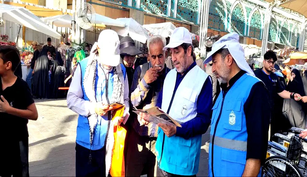 ۲۴ خادم واحد امور گمشدگان حج و زیارت کاشان در کربلا مستقر شدند