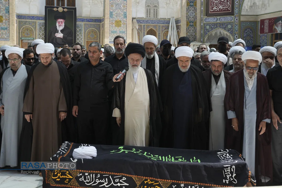آیین تشییع و خاکسپاری حجت‌الاسلام والمسلمین مقدس در قم برگزار شد