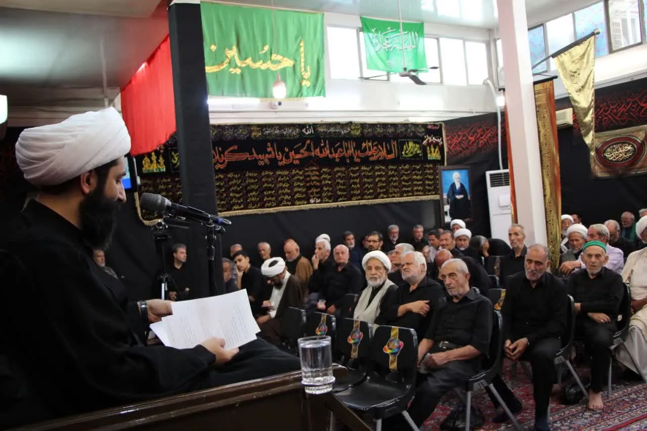 مراسم عزاداری اربعین حسینی در دفتر مرحوم آیت الله فاضل لنکرانی برگزار شد