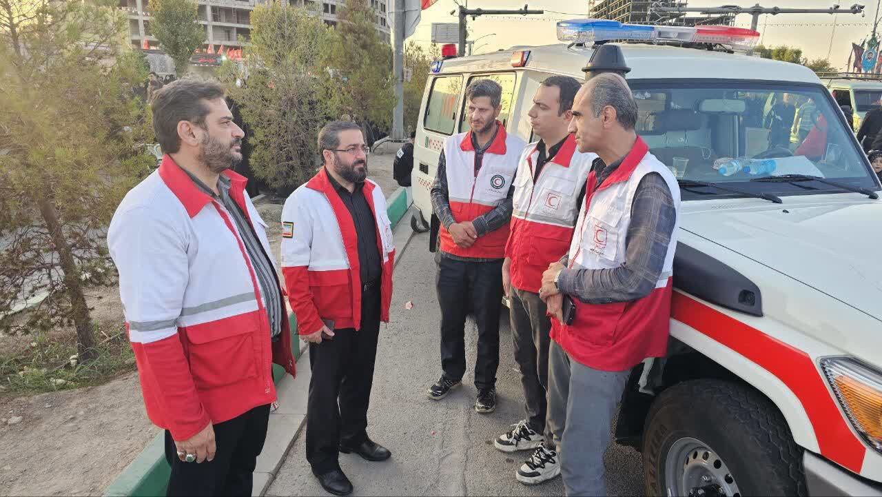 ۱۲۰ نیروی درمانی در طریق الحسین خدمت کردند