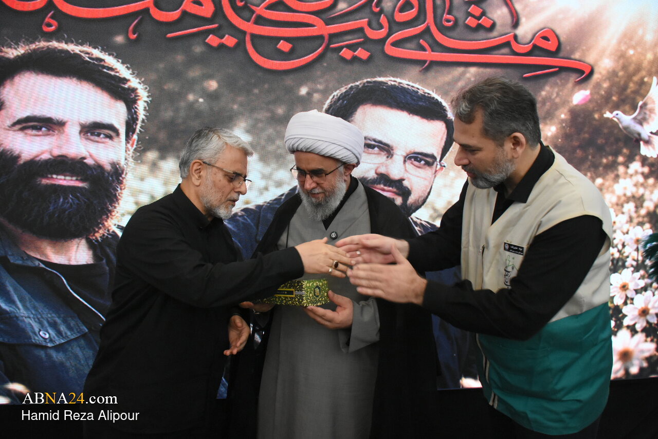 مراسم عزاداری خادمیاران رضوی گیلان با سخنرانی آیت‌الله رمضانی