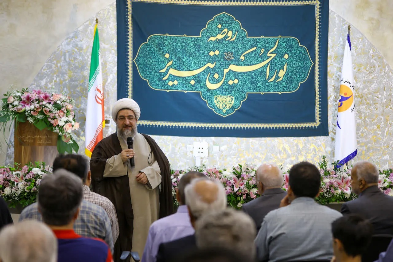 حضور امام جمعه تبریز در مرکز نگهداری معلولین و سالمندان فیاض‌ بخش