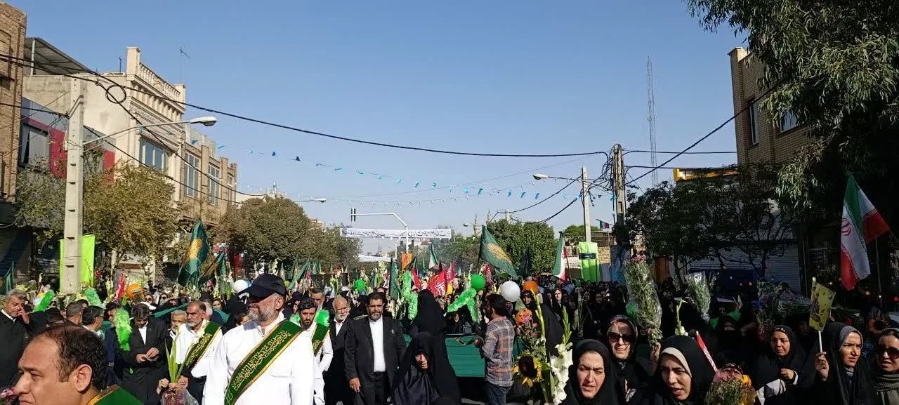 برگزاری آیین استقبال از کاروان نمادین حضرت فاطمه معصومه در قم